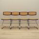 Set of four chairs, Bauhaus design, 1960s, production: Italy