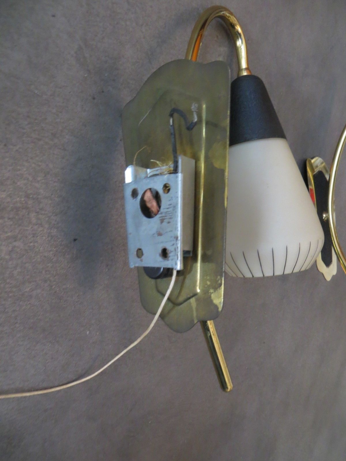 Pair of wall lamps 60s