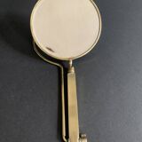 Miroir de table ajustable en laiton doré, 1950, France