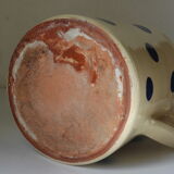 Pitcher pottery blue peas Savoyarde