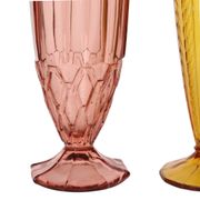 Pair of Colored Glass Vases from the Art Deco Period