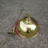 Bistro fringe pendant light, solid brass billiard table