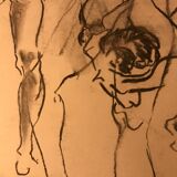 Original drawing study of nudes
