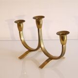 Vintage brass chandelier 1970