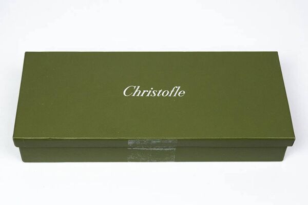 Manche à gigot Christofle métal argenté décor vigne — état neuf