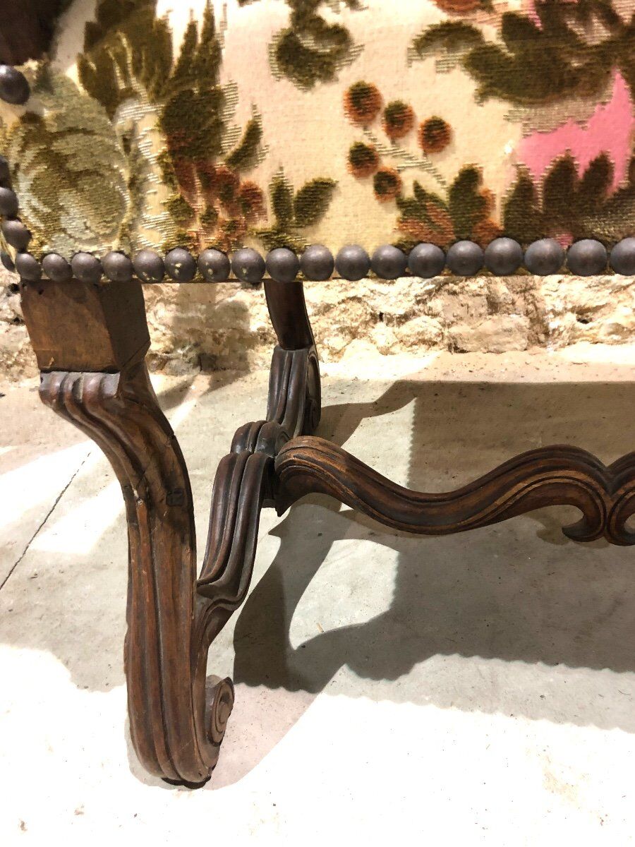 Louis xiv style armchair, 19th century