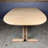 Danish Design Beech Dining Table Oval Extendable