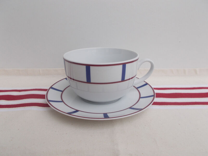 2 Basque porcelain lunches