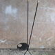 Floor lamp "painter's palette" 50s with 2 arms of light
