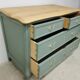 Vintage oak commode, renovated
