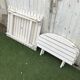Vintage wooden garden salon