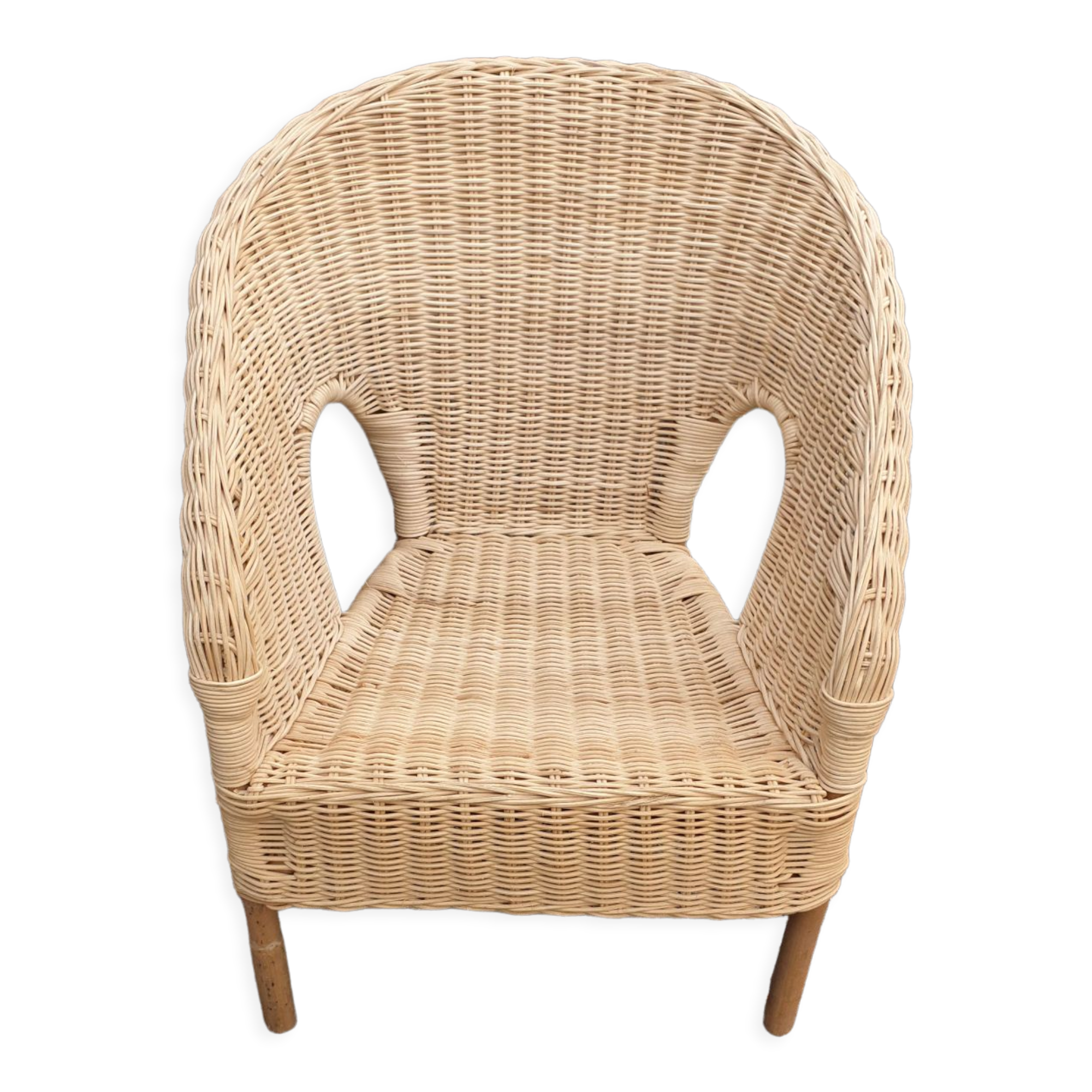 Chaise  osier  enfant