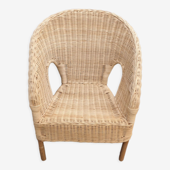 Chaise osier enfant
