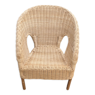 Chaise  osier  enfant