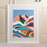 Lakes In The Mountains original