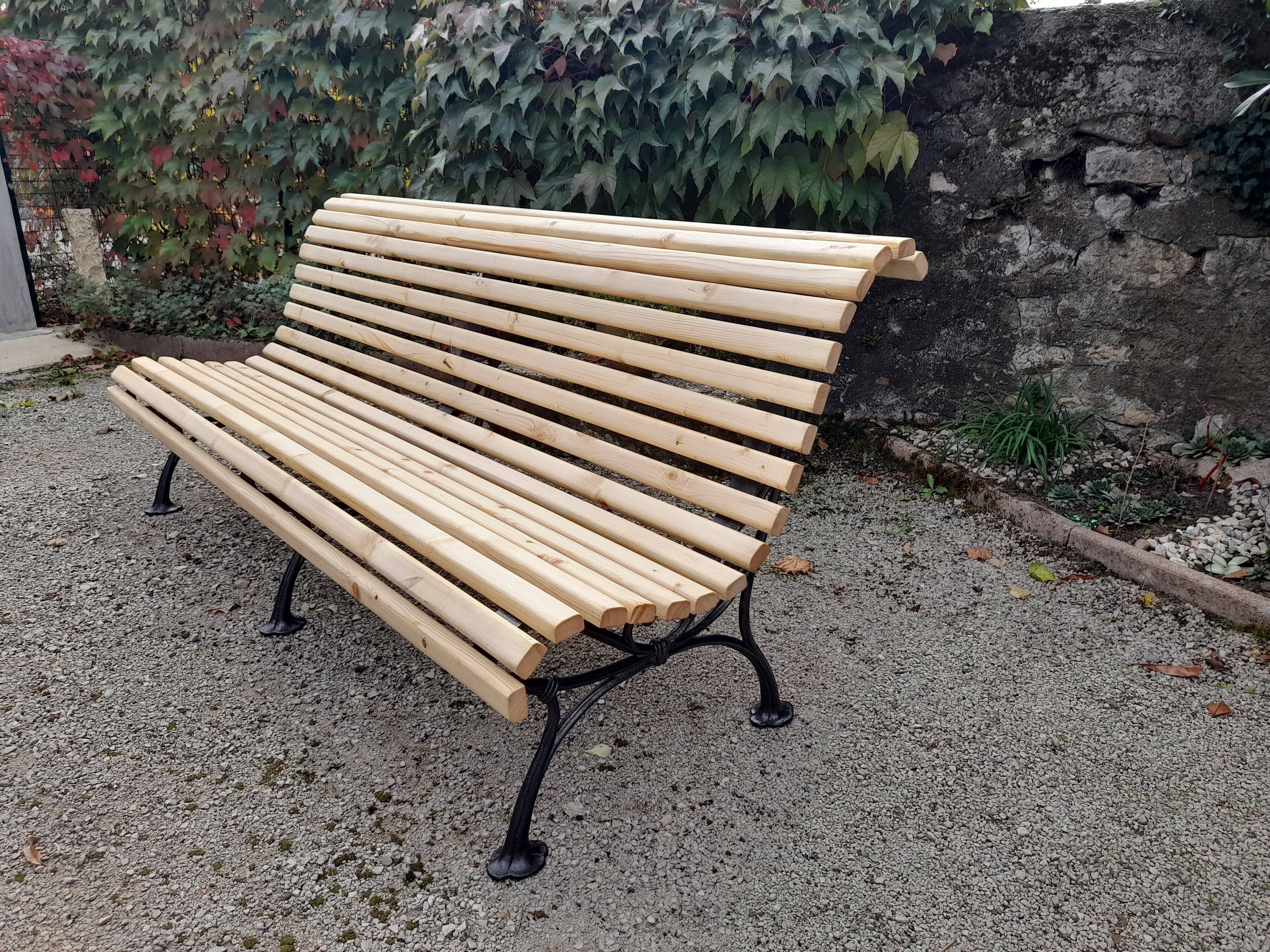 Old garden bench