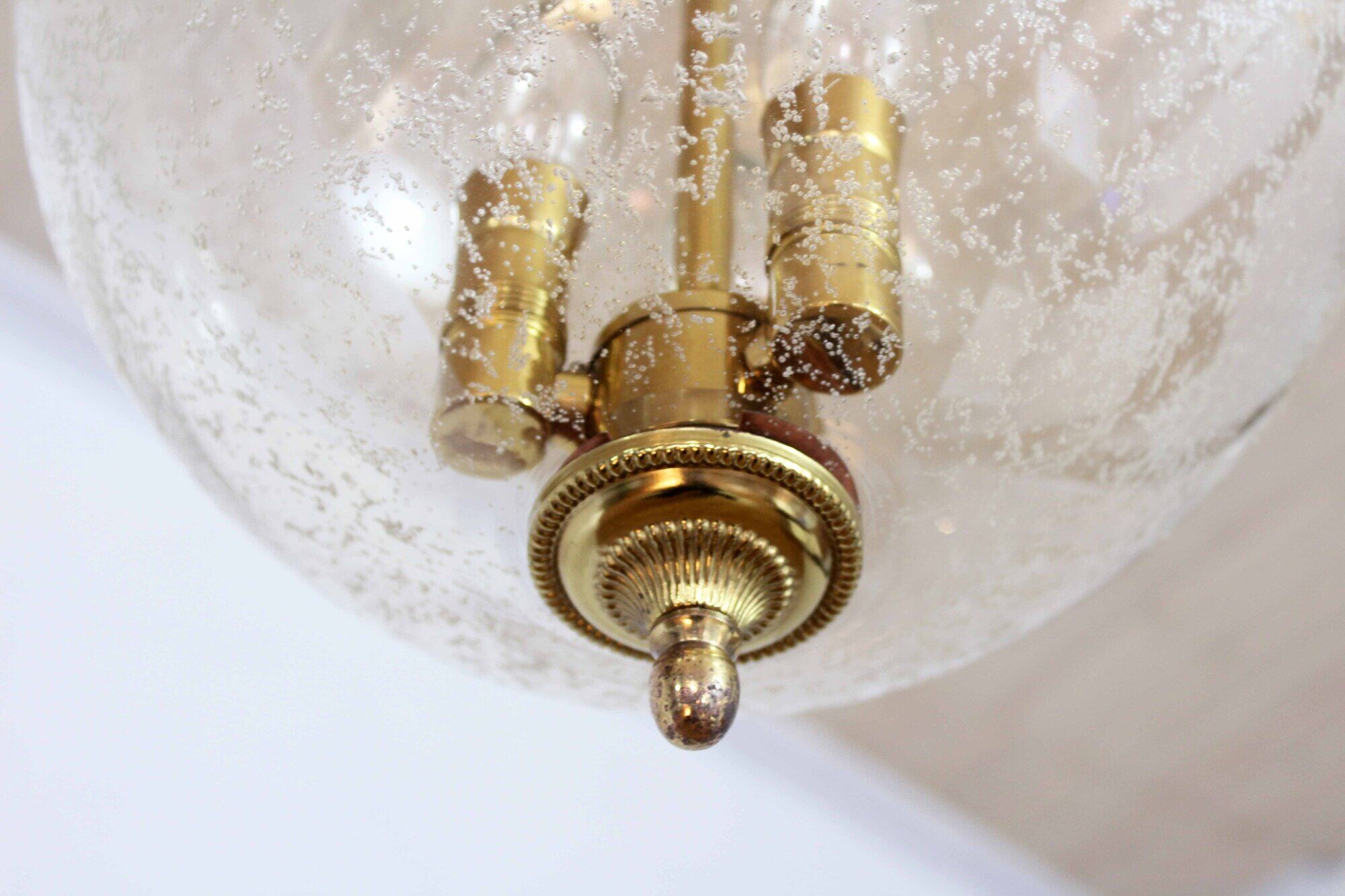 Limburg ball pendant lamp in glass and brass