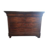 Louis Philippe Walnut chest of drawers