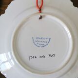 Henriot Quimper pair of decorative plates