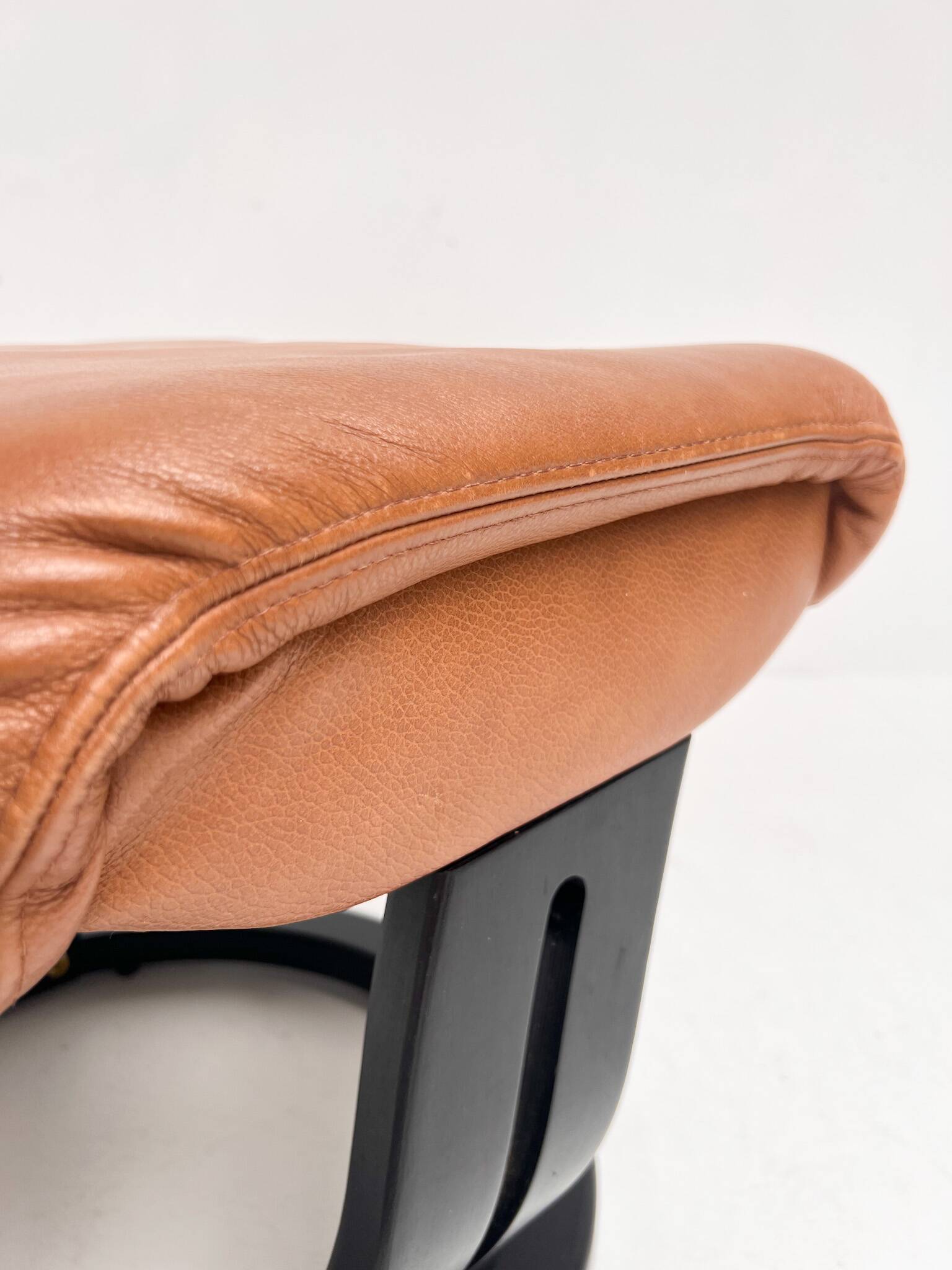 Hjort Knudsen relax chair with ottoman, 1990’s