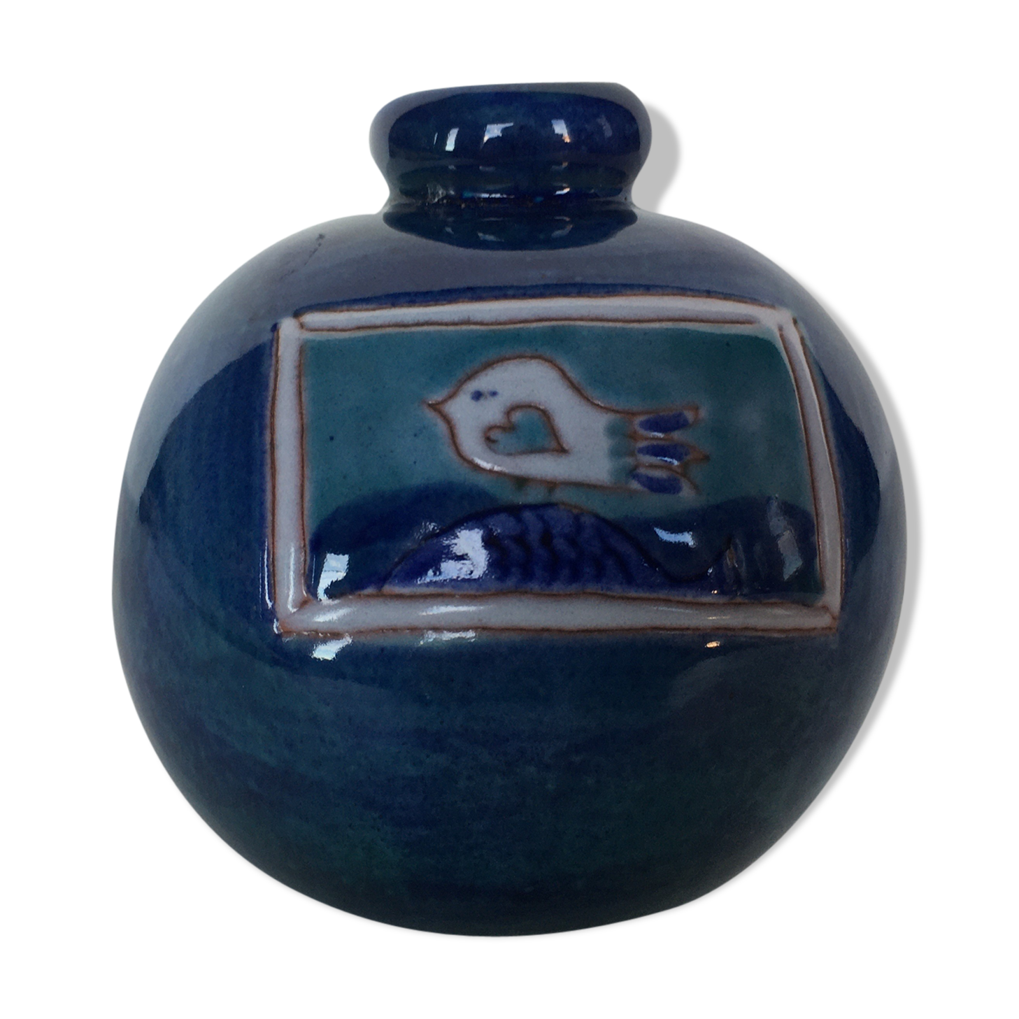 Cloutier brothers ceramic vase