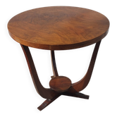 round Art Deco side table, 3 legs