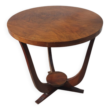round Art Deco side table, 3 legs