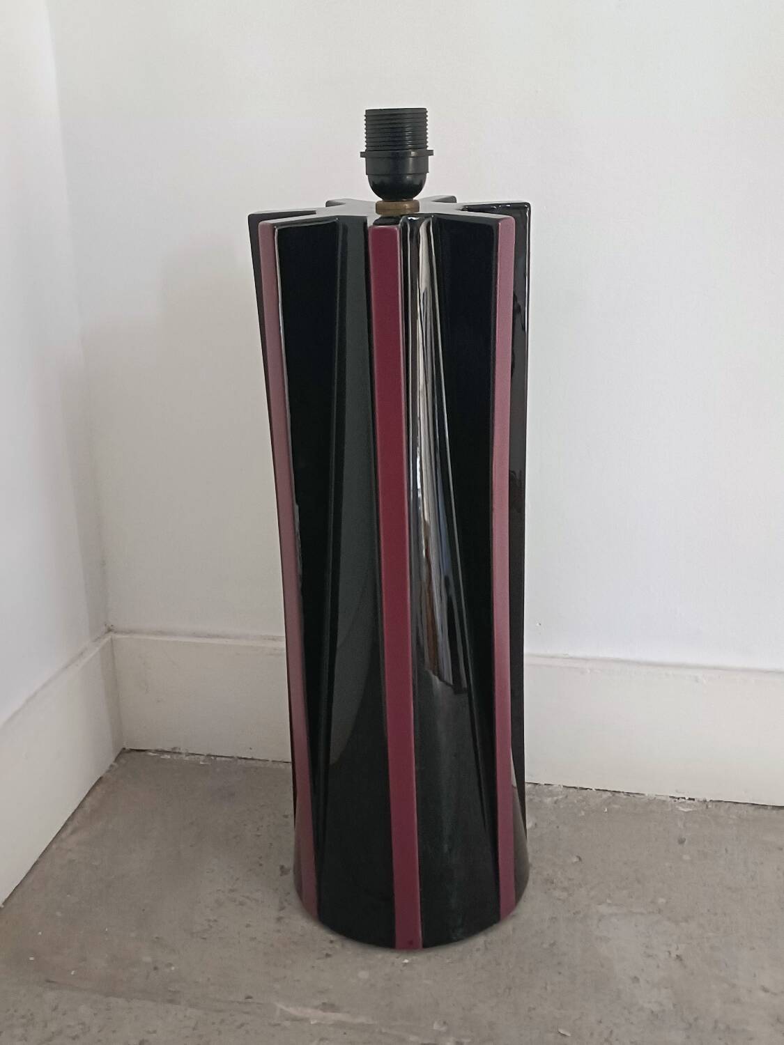 Kostka ceramic lamp base