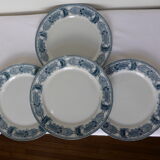 4 vintage dinner plates from CM&C, Massena model 220604