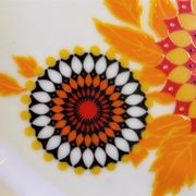 6 70's dessert plates in Winterling Bavaria porcelain