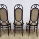 Ensemble de trois chaises Thonet