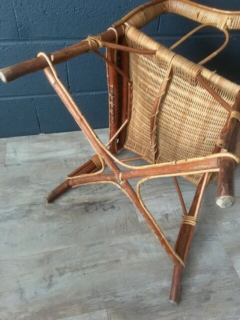 Rattan armchair