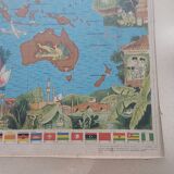 Red Cross Centenary World Map by Lucien Boucher