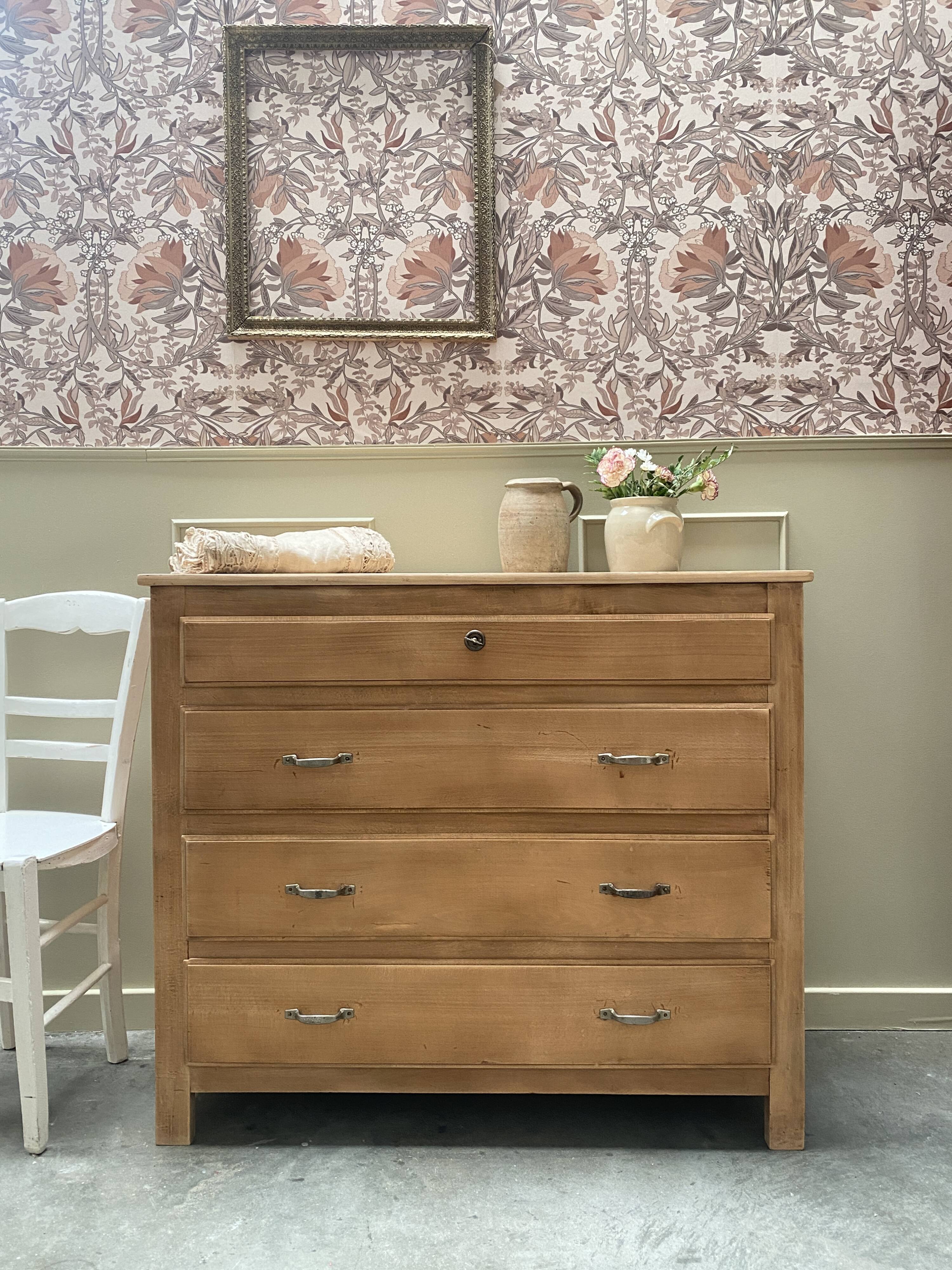 Large antique chest of drawers