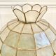 Suspension flower mother-of-pearl brass