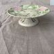 Compotier in slip pattern with art deco roses