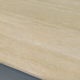 Vintage rectangular travertine coffee table from the 70s