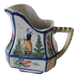 HB Quimper creamer – traditional Breton decor, hand-painted