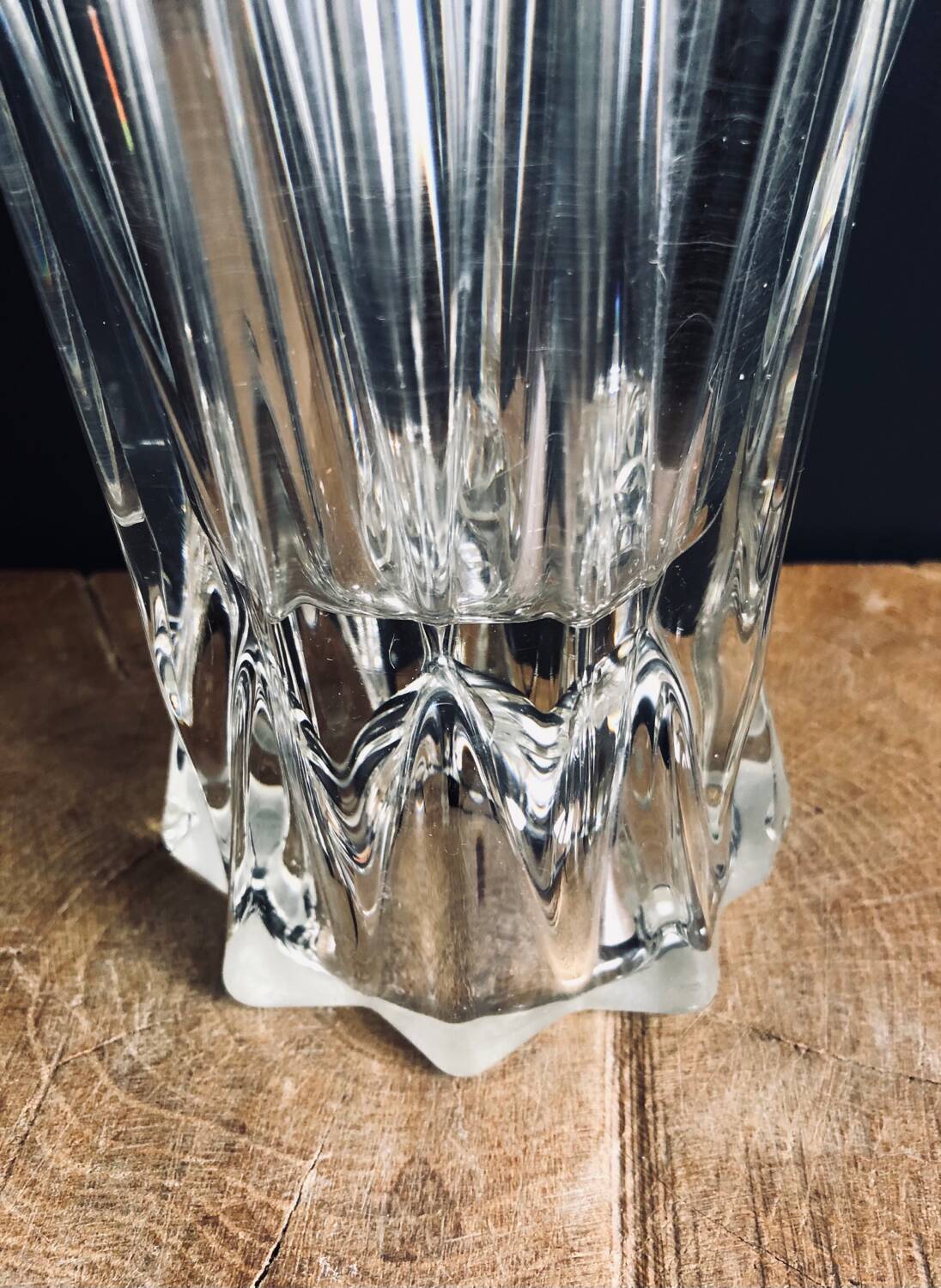 Vase cristal 1950/60