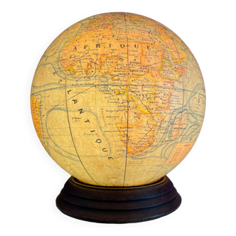 Globe Art Deco world map