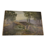 Painting on wood