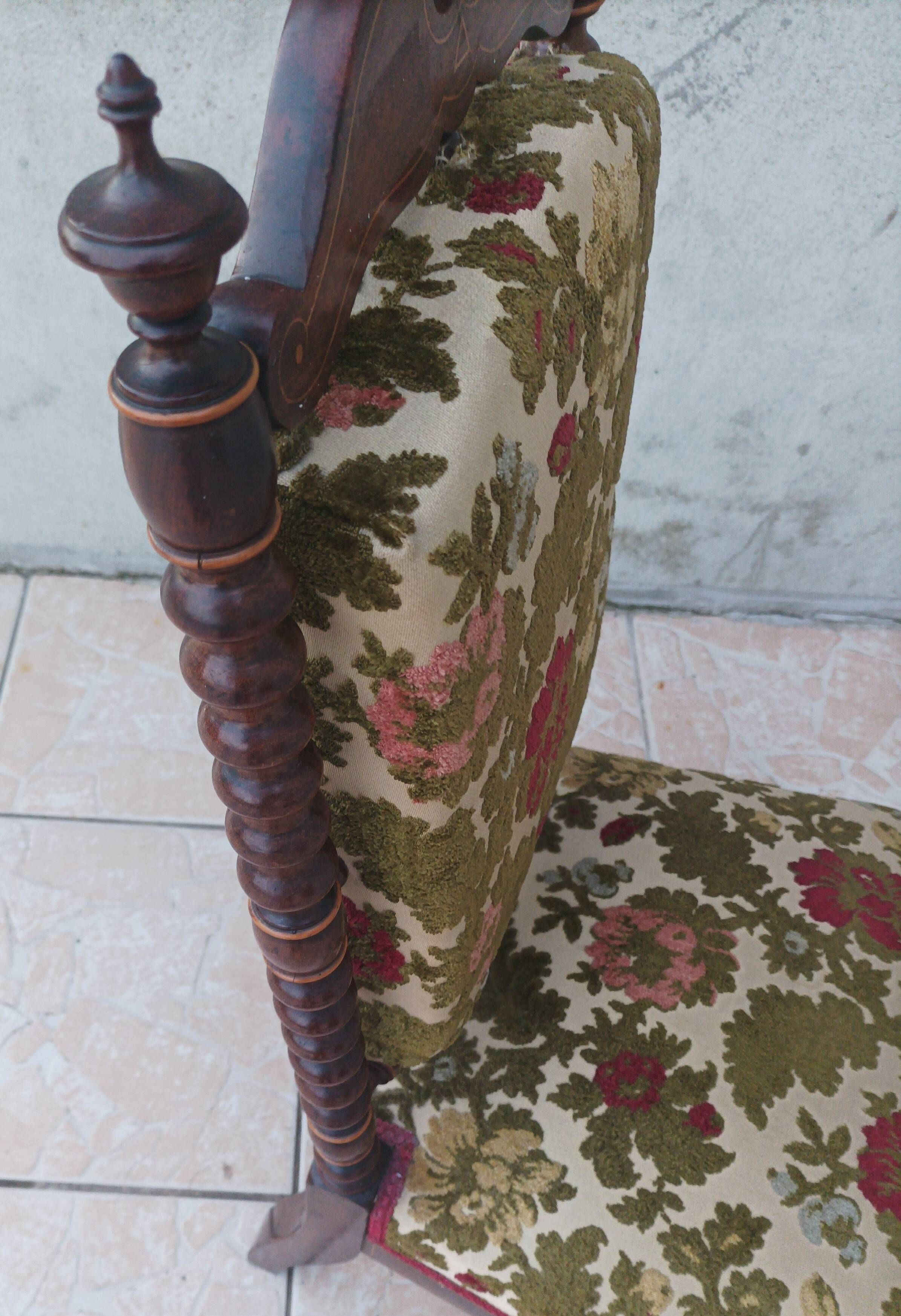Louis XIII prie-dieu in mahogany, 19th century.