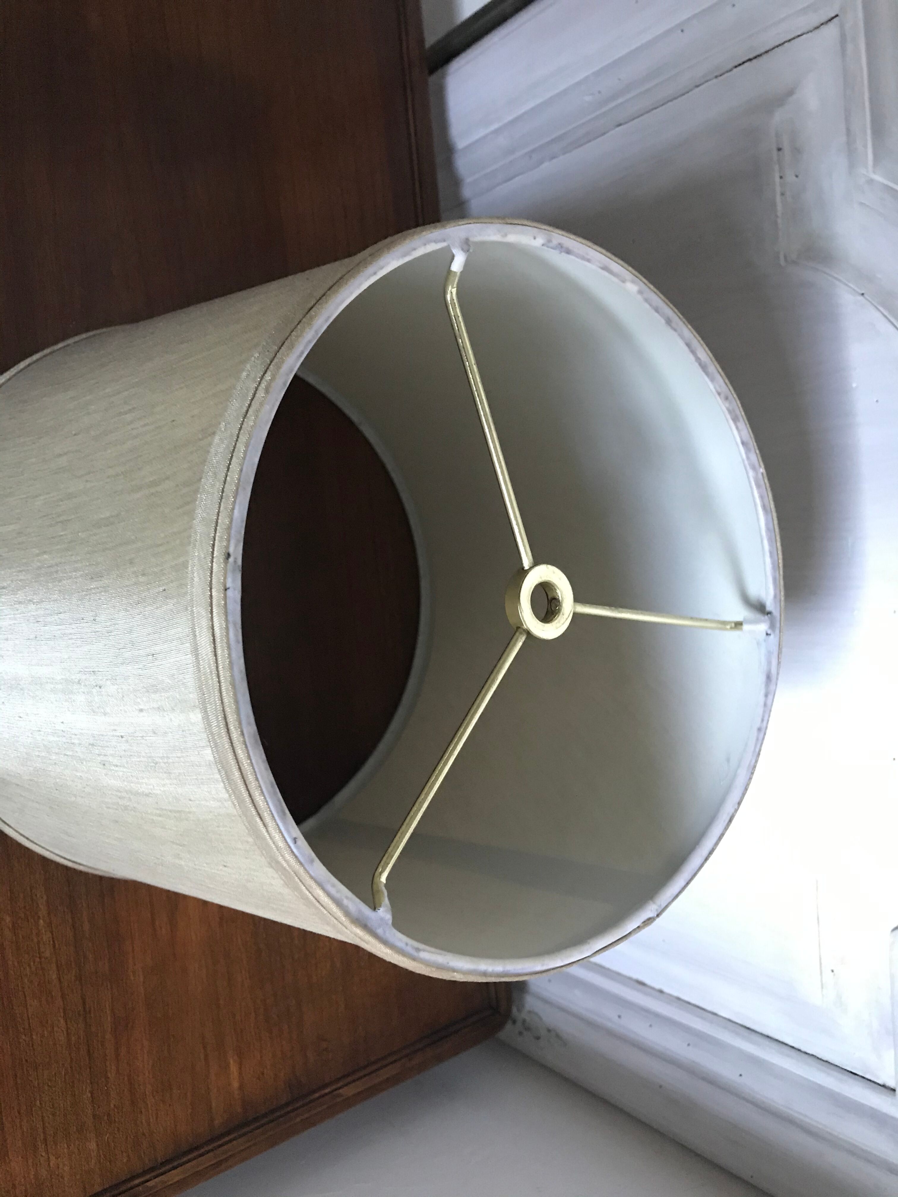Vintage wild silk shade 25.5cm