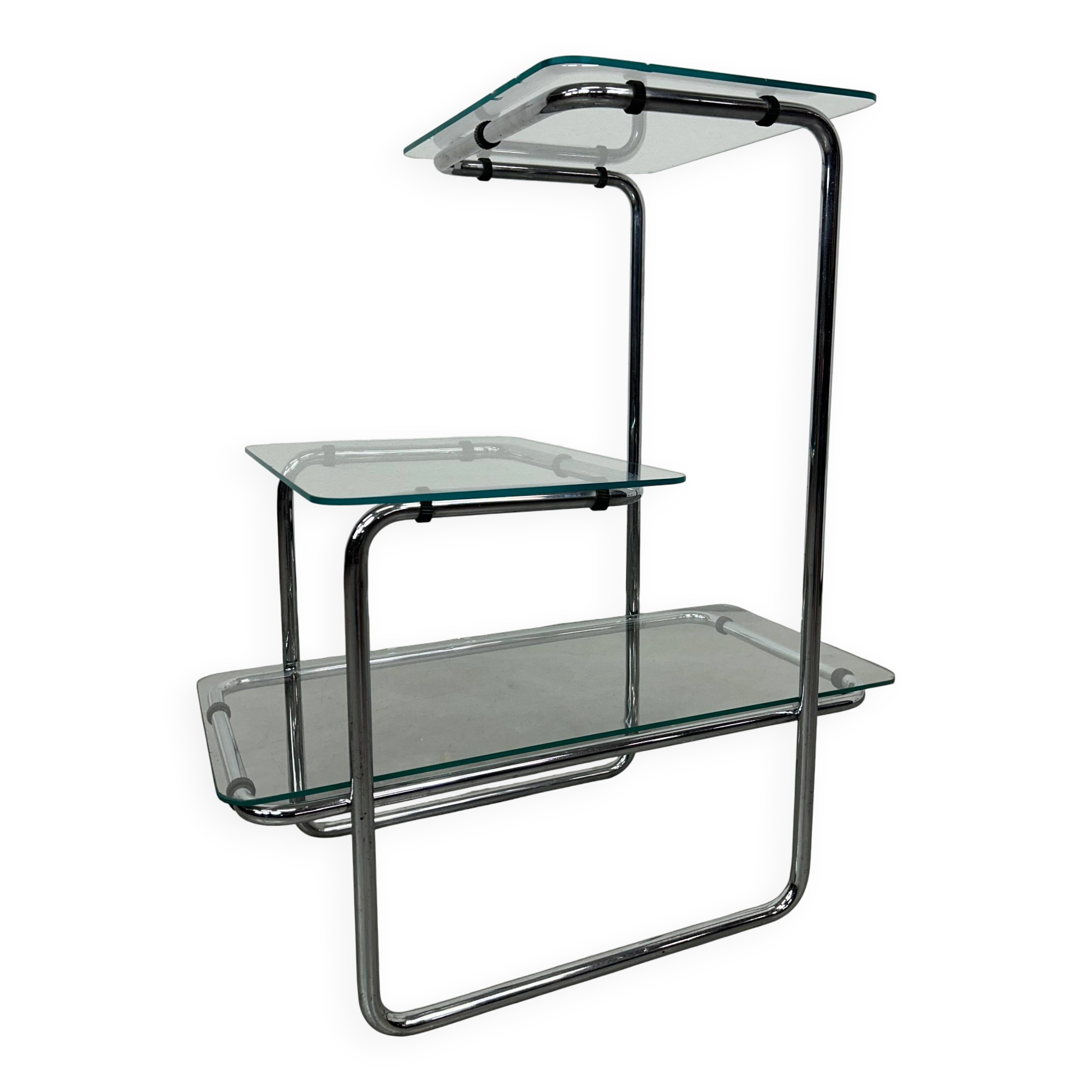 Tubular flower shelf Art Deco Bauhaus B136 by Emile Guyot