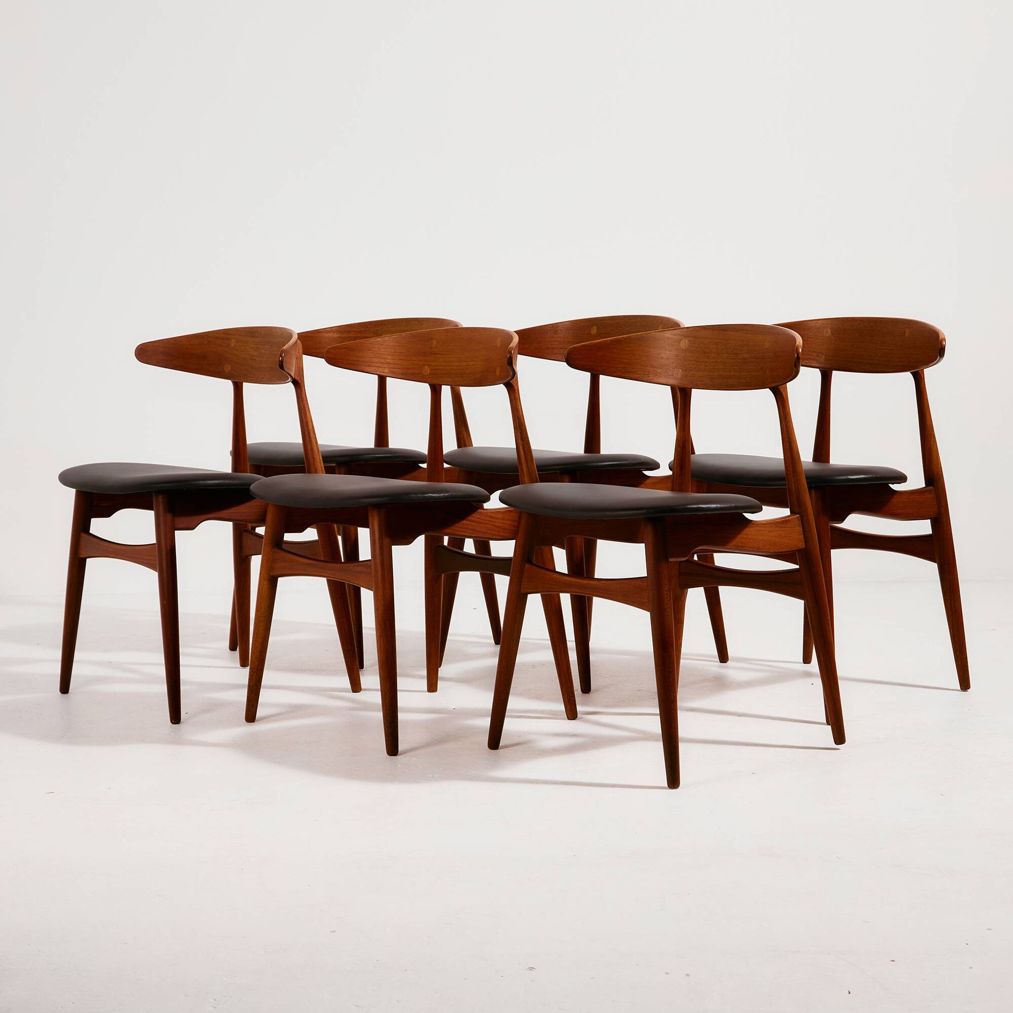 MK9478 CH33 dining chair by Hans J. Wegner for Carl Hansen & Søn, Set of 6