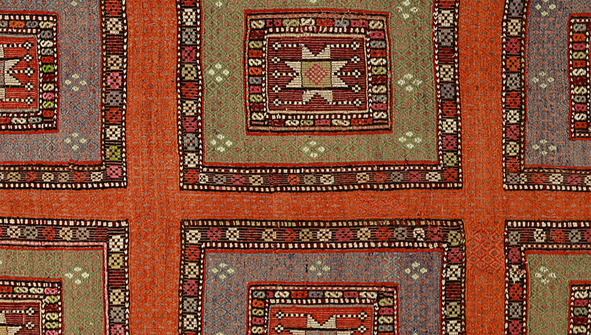 Anatolian handmade kilim rug 315 cm x 184 cm