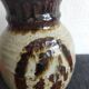 Enamelled sandstone vase – 60s/70s