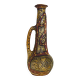 Iddeqi Kabyle pottery, Kabyle pitcher, Berber. Kabyle folk art