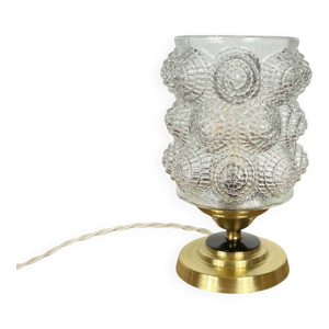 Lampe de table globe - transparent