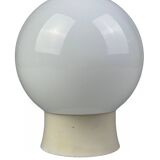 50s 60s lamp light wall lamp cellar lamp plastic & glass Bauhaus